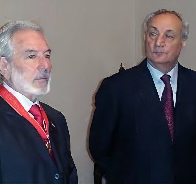 Президент Республики Абхазия Сергей Багапш, министр иностранных дел Никарагуа Самуэль Сантос Лопес